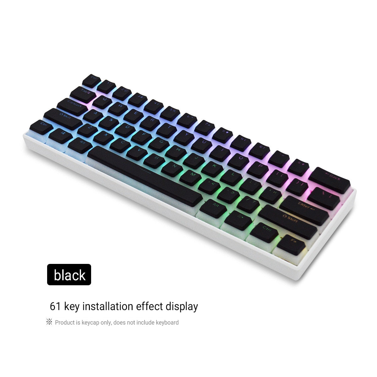 129 Keys Pudding Keycaps OEM Profile PBT Double Shot Keycap For Mx Switch Mechanical Keyboard ISO Layout RGB backlit Key Caps for sale