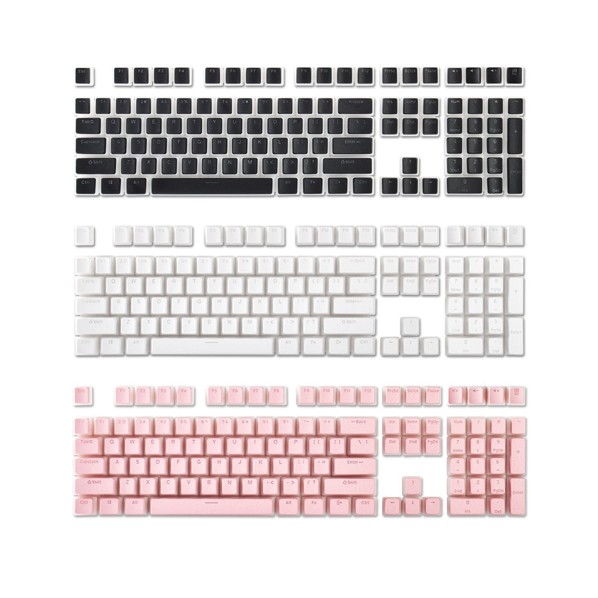 129 Keys Pudding Keycaps OEM Profile PBT Double Shot Keycap For Mx Switch Mechanical Keyboard ISO Layout RGB backlit Key Caps for sale