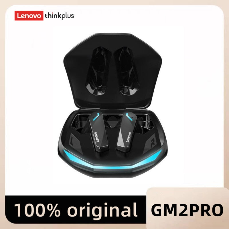 New Original Lenovo GM2 Pro Buletooth 5.3 Earphones Gaming Wireless Headphones E-Sports Music Earbuds Dual Mode Headset With Mic