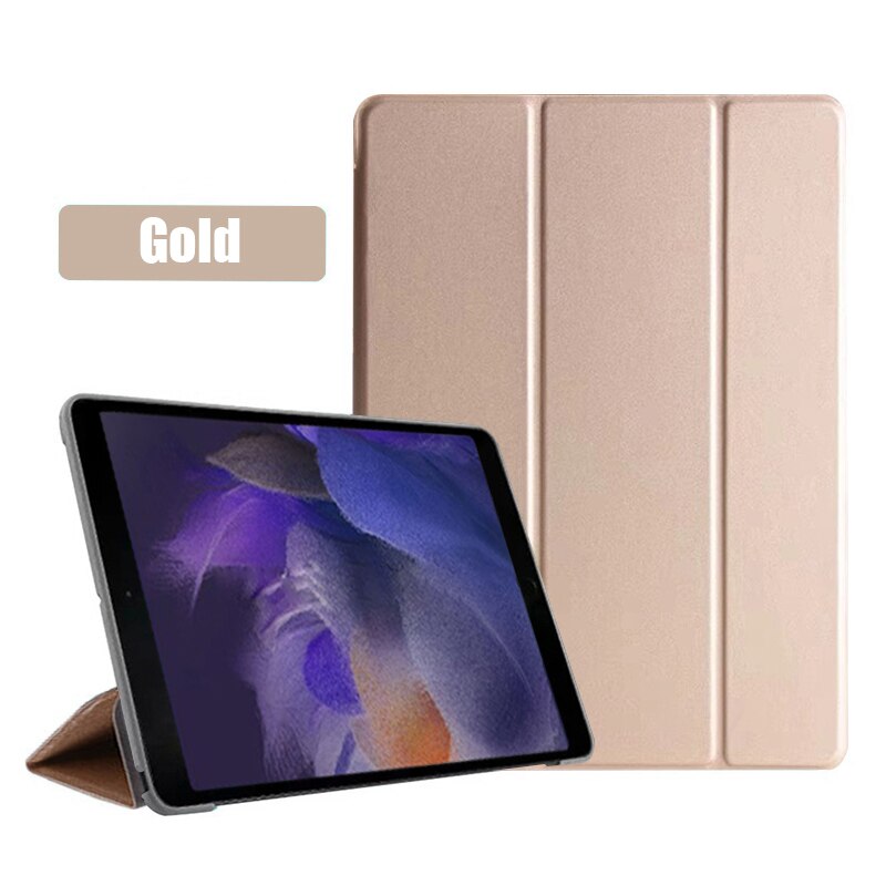 Tri-fold Case For Samsung Galaxy Tab A8 2021 PU Tablet Cover for Samsung Tab A8 10.5 SM-X200/SM-X205 Protective Tablet Cover