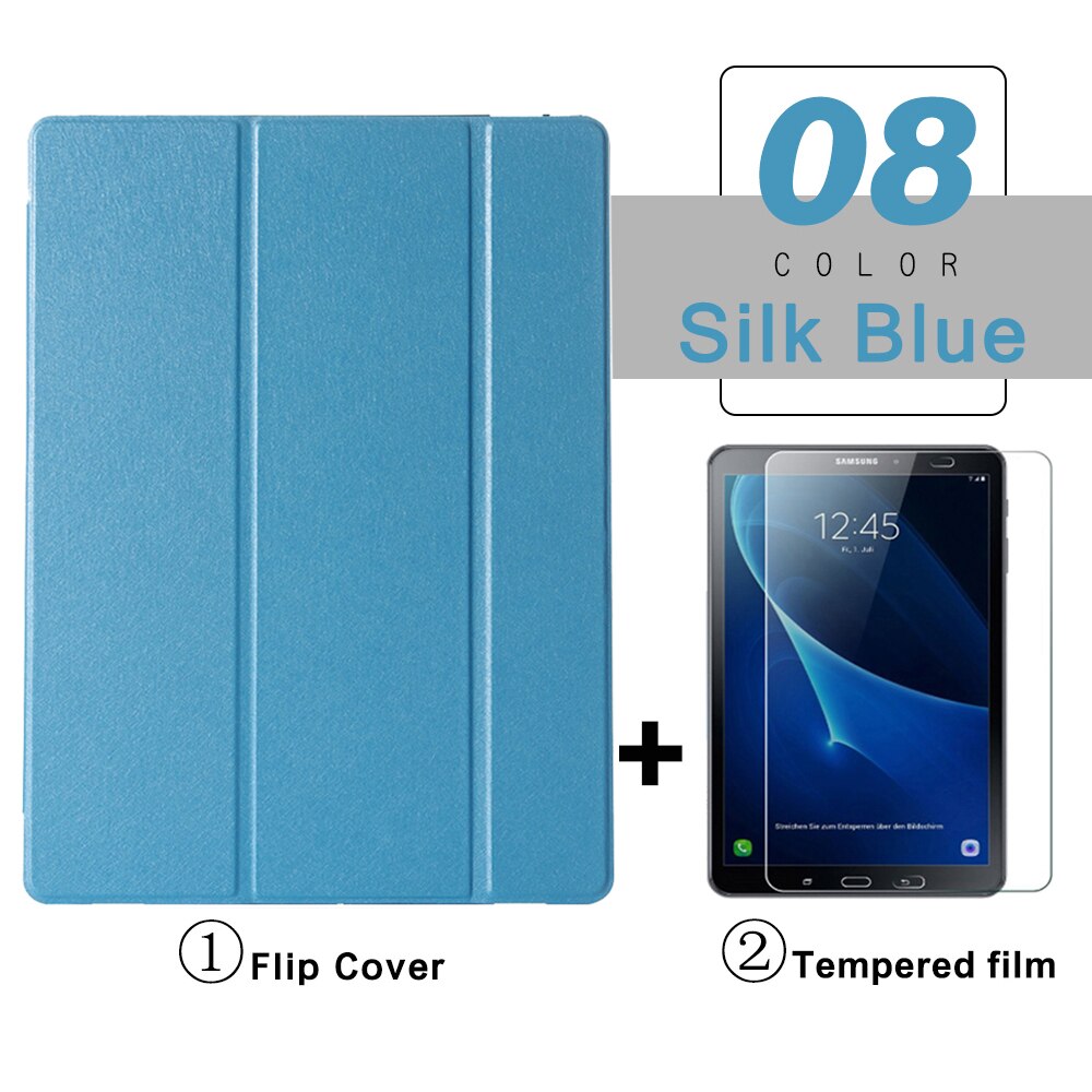 Flip Tablet Case For Samsung Galaxy Tab A A6 10.1'' (2016) T580 Funda PU Leather Smart Cover For Tab A8 10.5 A7 Lite Folio Capa