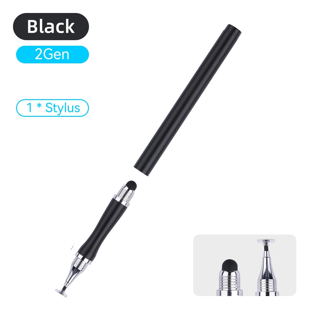 2 in 1 Universal Stylus Pen for ios Android Tablet Mobile Phone for iPad Accessories Drawing Tablet Capacitive Screen Touch Pen