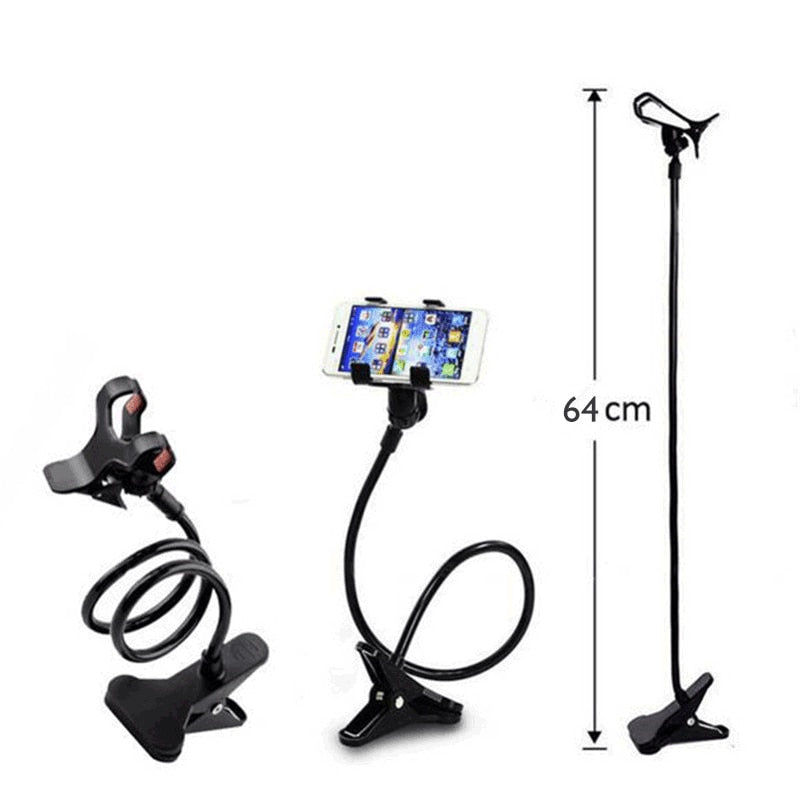 Mobile Phone Holder Universal Smartphone Clamp 60cm Claw Clip Flexible Rod Articulate Support Bracket 360° Adjustable Lazy Stand for sale