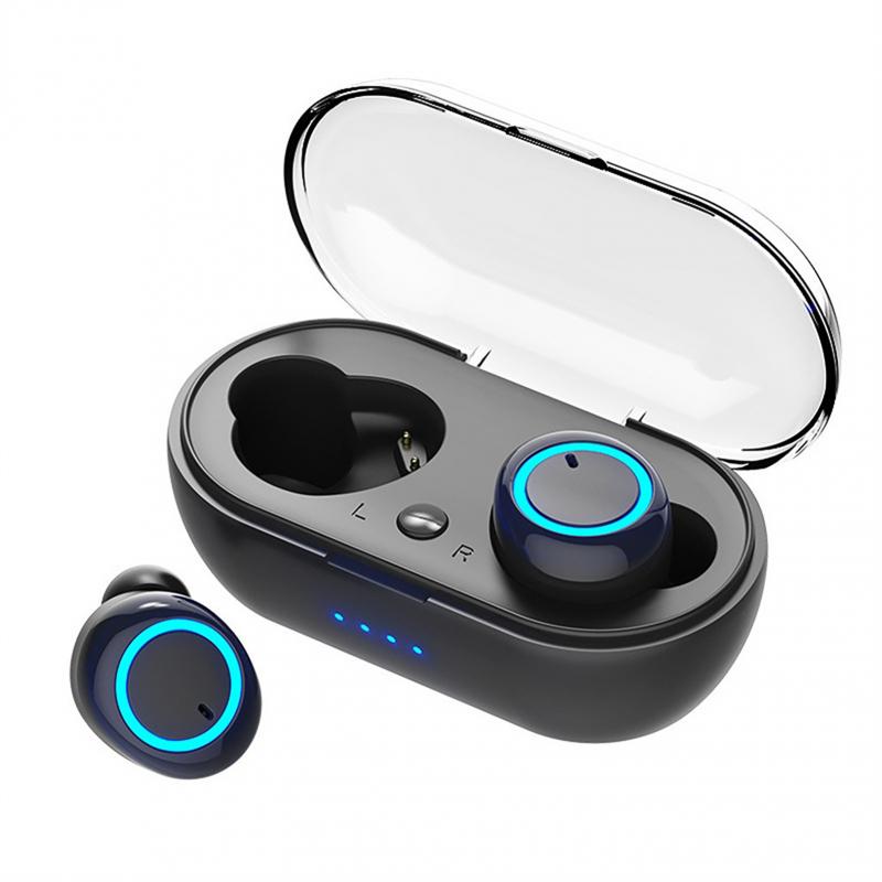 Y50 TWS Bluetooth Earphone 5.0 Wireless Headset IPX7 Waterproof Deep Bass Earbuds True Wireless Stereo Headphone Sport Earphones