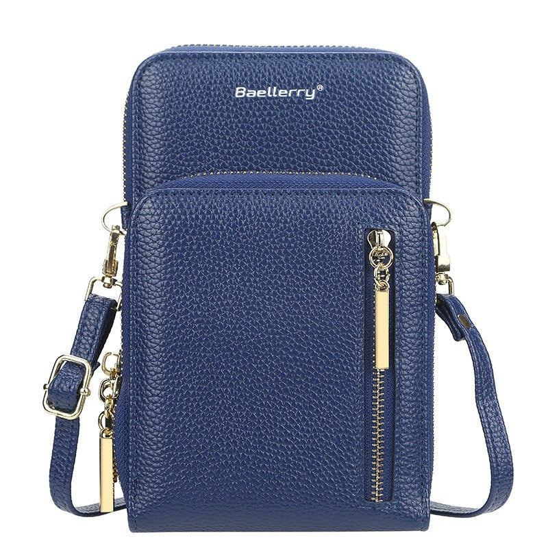 Baellerry Arrival Crossbody Cell Phone Shoulder Bag Cellphone Bag Fashion Daily Card Holder Mini Shoulder Bag for Women Wallet