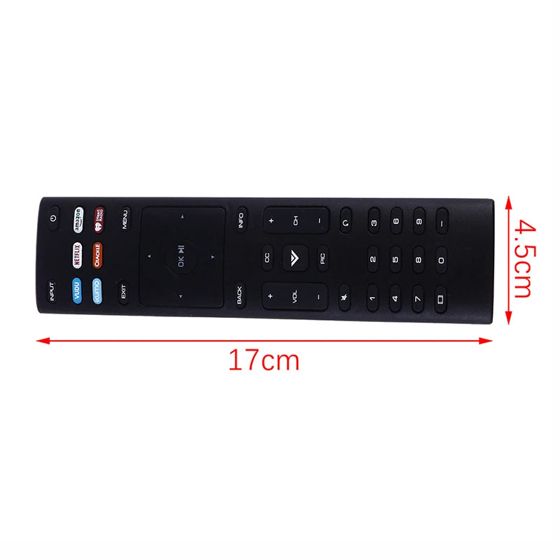 1Pcs XRT136 Universal Wireless TV Remote Control 6 Keys Television Replacement Remote Controller