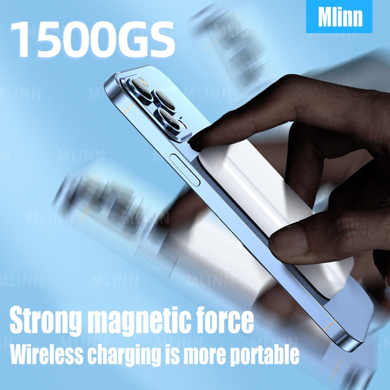 10000mAh Macsafe Powerbank Magnetic Wireless Power Bank Mobile Phone External Portable Battery For iphone 13 12 Pro Max Charger