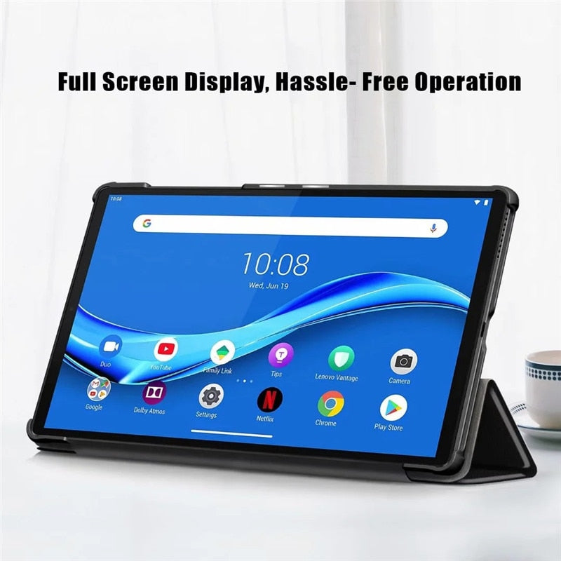 For Lenovo Tab M10 FHD Plus 10 3 Case TB-X606F TB-X606X 2020 Folding Stand Smart Cover for Lenovo Tab M10 Plus Tablet Kids Green