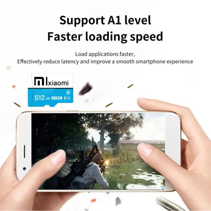 Xiaomi 1TB Memory Card Micro TF Card High Speed 32GB 512GB 128GB 64GB Class10  Data Storage With Adapter For Phone/Camera/Games