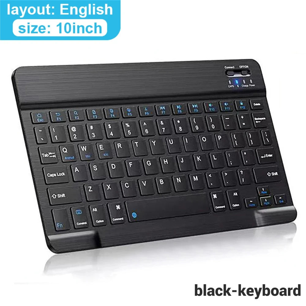 Bluetooth Wireless Keyboard Mouse For IOS Android Windows Tablet For iPad Air Mini Pro Spanish Korean Portugal Russian Keyboard