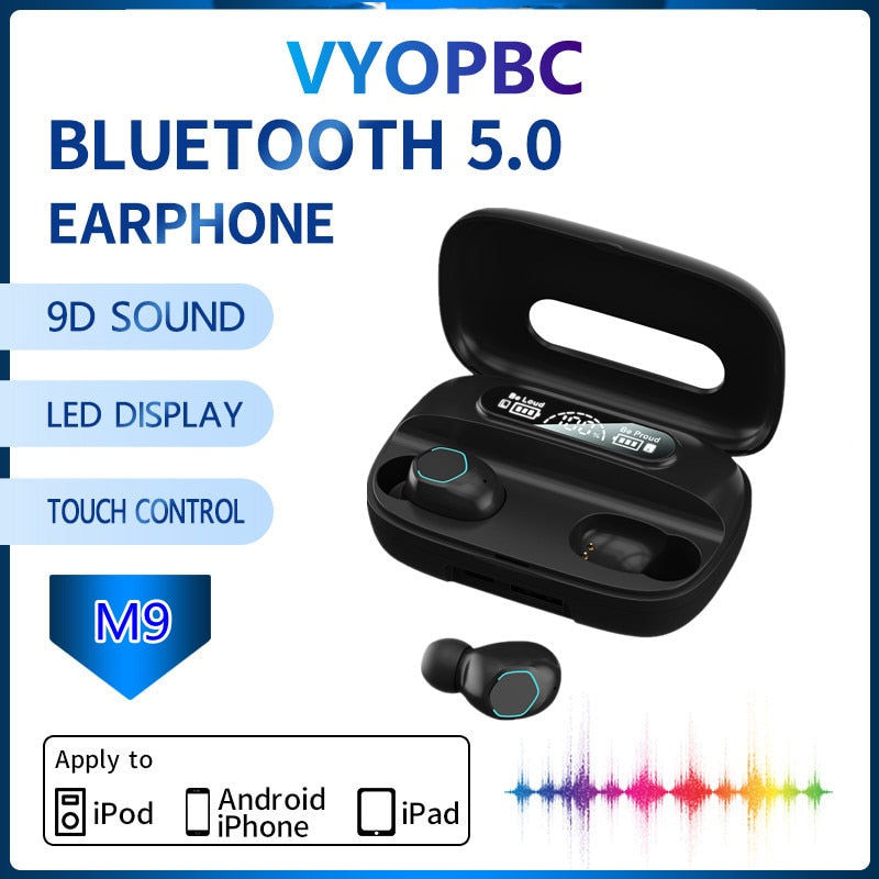 TWS Wireless Headphones Fone Bluetooth 5.0 Earphones sport Earbuds Headset With Mic Charging box Headphones For all smartphones for sale