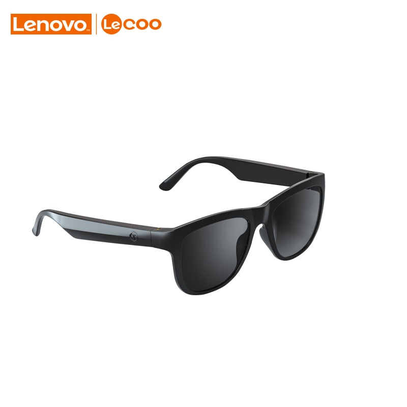 Lenovo Lecoo Smart Glasses Headset Wireless Bluetooth 5.0 Sunglasses Outdoor Sport earphone Calling Music Anti-Blue Eyeglasses for sale