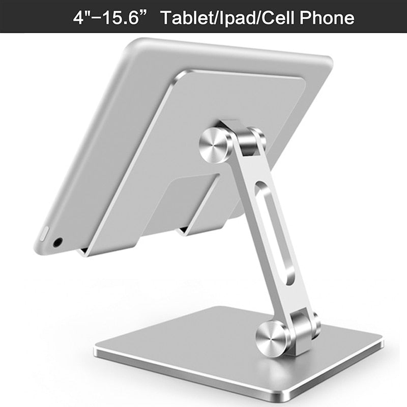 Metal Desk Mobile Phone Holder Stand For iPhone iPad Xiaomi Adjustable Desktop Tablet Holder Universal Table Cell Phone Stand