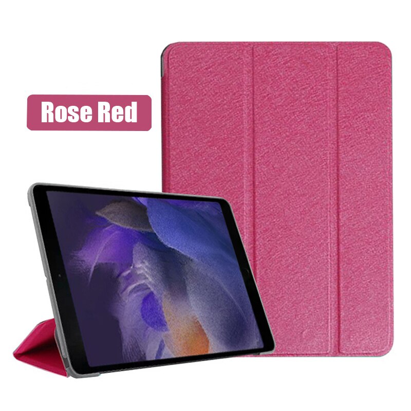 Tri-fold Case For Samsung Galaxy Tab A8 2021 PU Tablet Cover for Samsung Tab A8 10.5 SM-X200/SM-X205 Protective Tablet Cover