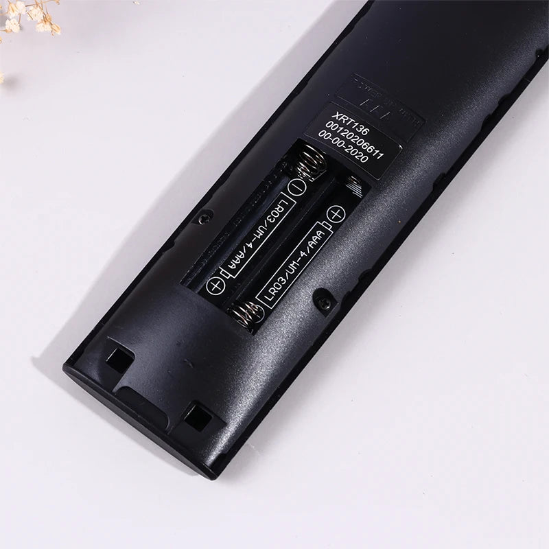 1Pcs XRT136 Universal Wireless TV Remote Control 6 Keys Television Replacement Remote Controller