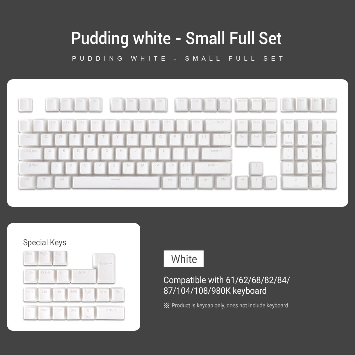 129 Keys Pudding Keycaps OEM Profile PBT Double Shot Keycap For Mx Switch Mechanical Keyboard ISO Layout RGB backlit Key Caps for sale