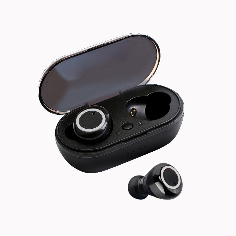 Y50 TWS Bluetooth Earphone 5.0 Wireless Headset IPX7 Waterproof Deep Bass Earbuds True Wireless Stereo Headphone Sport Earphones