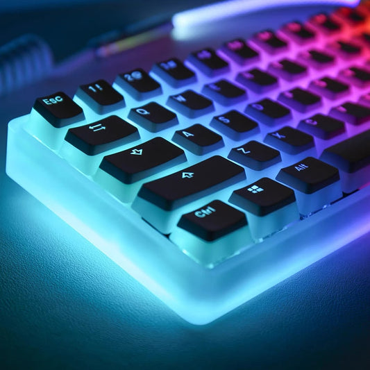 129 Keys Pudding Keycaps OEM Profile PBT Double Shot Keycap For Mx Switch Mechanical Keyboard ISO Layout RGB backlit Key Caps for sale