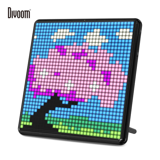 Divoom Pixoo Max Digital Photo Frame with 32*32 Pixel Art Programmable LED Display Board, Christmas Gift, Home Light Decor